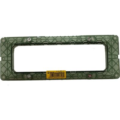 Supporto Vimar Plana 7M con viti - supporto per 7 moduli Supporto Vimar Plana 7M con viti - supporto per 7 moduli