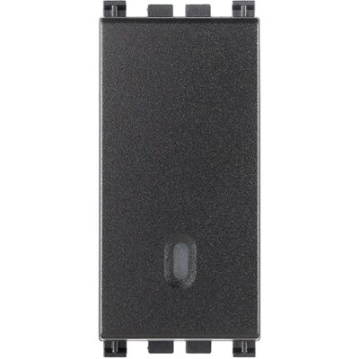 VIMAR Interrupteur 1P 16AX Illuminable Gris - Commutateur lumineux VIMAR Interrupteur 1P 16AX Illuminable Gris - Commutateur lumineux