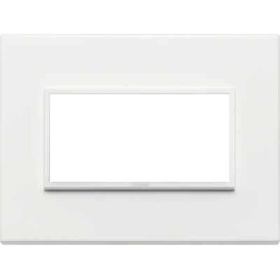 Vimar 21654.17 Plaque Murale en Aluminium Blanc 4 Modules - Cover Interrupteur - Publicité Vimar 21654.17 Plaque Murale en Aluminium Blanc 4 Modules - Cover Interrupteur - Publicité