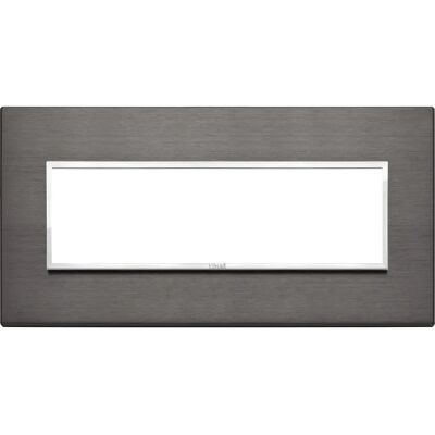 Vimar 21657.03 Plaque Murale - 7 Modules Gris - Publicité Vimar 21657.03 Plaque Murale - 7 Modules Gris - Publicité