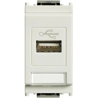 Vimar 16368.B Enchufe de Datos USB Blanco - Enchufe USB Vimar 16368.B Enchufe de Datos USB Blanco - Enchufe USB