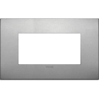 Piastra a Parete in Alluminio Vimar - 4 Moduli - IP00 - Design Moderno Piastra a Parete in Alluminio Vimar - 4 Moduli - IP00 - Design Moderno