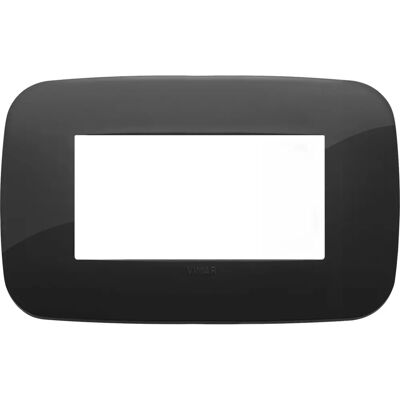 Plaque Murale Vimar - 4 Modules Noire - Couverture/Interrupteur Plaque Murale Vimar - 4 Modules Noire - Couverture/Interrupteur