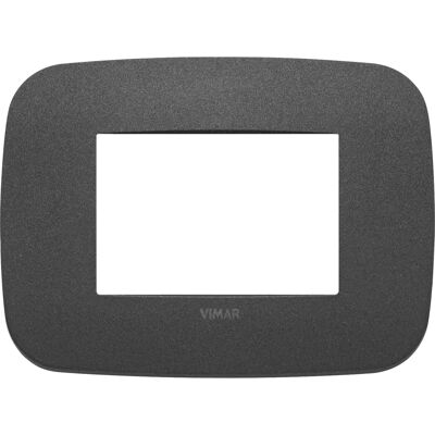 Vimar 19683.21 Placca a parete - Rotonda 3 Moduli Antracite Vimar 19683.21 Placca a parete - Rotonda 3 Moduli Antracite