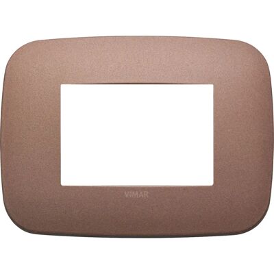 Vimar Bronze Wall Plate - 3 Modules - Switch Cover Vimar Bronze Wall Plate - 3 Modules - Switch Cover