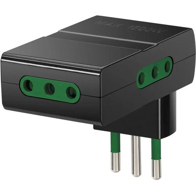 Vimar RI.00310 Voedingsadapter - Ruimtebesparend, 230V, 10A, Italiaans S11 & P11 Vimar RI.00310 Voedingsadapter - Ruimtebesparend, 230V, 10A, Italiaans S11 & P11