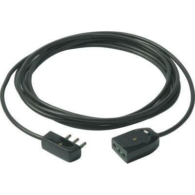 Vimar 0P32386 Verlengsnoer - 3m Italiaans standaard PVC zwart Vimar 0P32386 Verlengsnoer - 3m Italiaans standaard PVC zwart