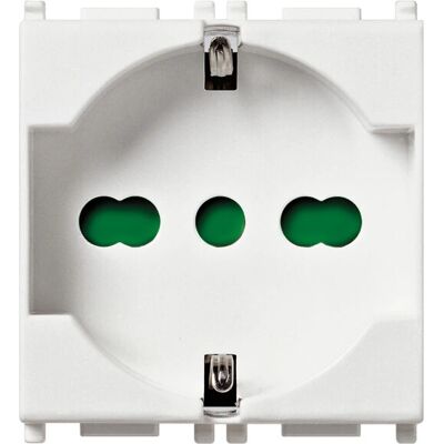 Vimar 14210.AB Witte Stopcontact - Universele Italiaanse Standaard Vimar 14210.AB Witte Stopcontact - Universele Italiaanse Standaard