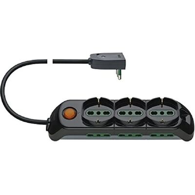VIMAR FP00531.X Listwa zasilająca - Gniazdka uniwersalne, Podświetlany przełącznik, 5 m kabel VIMAR FP00531.X Listwa zasilająca - Gniazdka uniwersalne, Podświetlany przełącznik, 5 m kabel