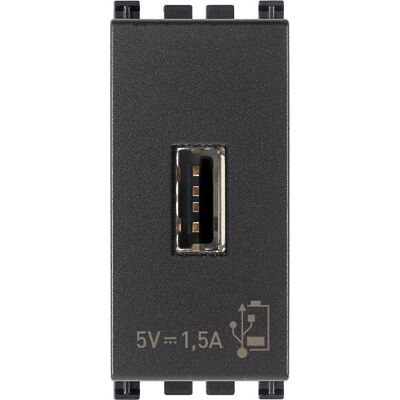 Vimar 19292 Presa USB Grigia - Presa Vimar 19292 Presa USB Grigia - Presa