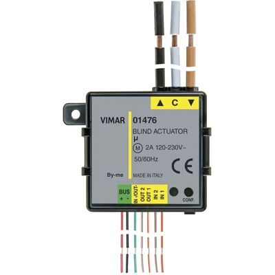 VIMAR 01476 Módulo Domótico - Entradas digitales, Control de persianas, Salidas LED VIMAR 01476 Módulo Domótico - Entradas digitales, Control de persianas, Salidas LED