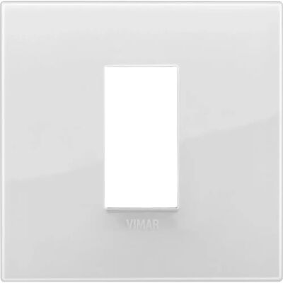 Vimar 19641.66 Placca da Parete Bianca - Copertura Interruttore Vimar 19641.66 Placca da Parete Bianca - Copertura Interruttore