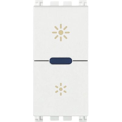 Dimmer Vimar 19135.1.B Blanco - Cortacircuito de fase universal Dimmer Vimar 19135.1.B Blanco - Cortacircuito de fase universal