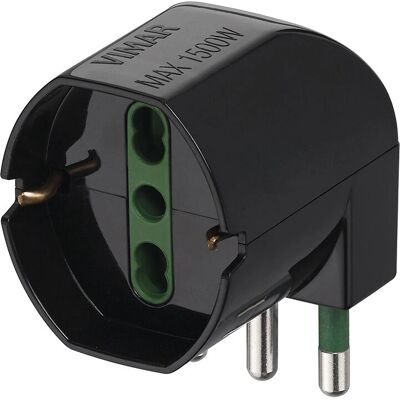 Vimar 00305 Steckdosenadapter - Einfach, Universell, 90° - Stromadapter Vimar 00305 Steckdosenadapter - Einfach, Universell, 90° - Stromadapter