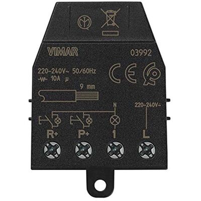 Vimar 03992 Impulsschakelmateriaal met reset - Relaismodule Vimar 03992 Impulsschakelmateriaal met reset - Relaismodule