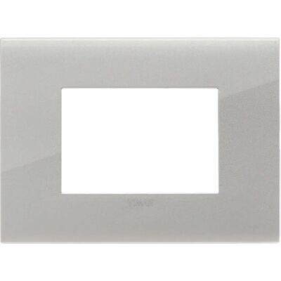 Placa de Pared Vimar 19953.03 Plata - Tapa de Interruptor Placa de Pared Vimar 19953.03 Plata - Tapa de Interruptor