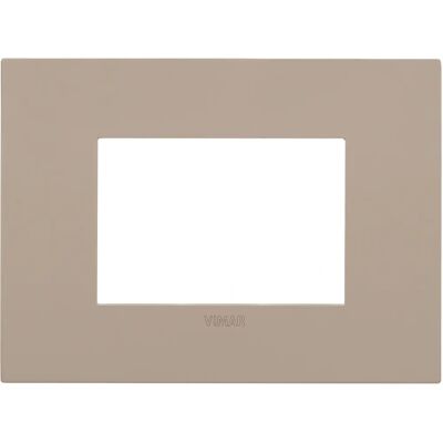 Vimar 19953.32 Wall Plate - 3 Module, Metal, Beige Vimar 19953.32 Wall Plate - 3 Module, Metal, Beige