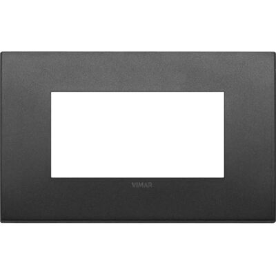 Vimar 19954.01 Wall Plate - 4 Modules - Anthracite Vimar 19954.01 Wall Plate - 4 Modules - Anthracite