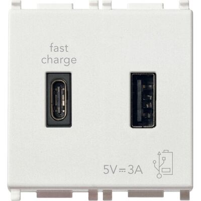 Vimar 14295.AC USB Gniazdo ścienne - Gniazdo Vimar 14295.AC USB Gniazdo ścienne - Gniazdo
