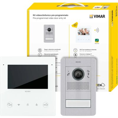 Accessoire système d’interphone Vimar K40515G.01 - Kit vidéo couleur Wi-Fi - Publicité Accessoire système d’interphone Vimar K40515G.01 - Kit vidéo couleur Wi-Fi - Publicité