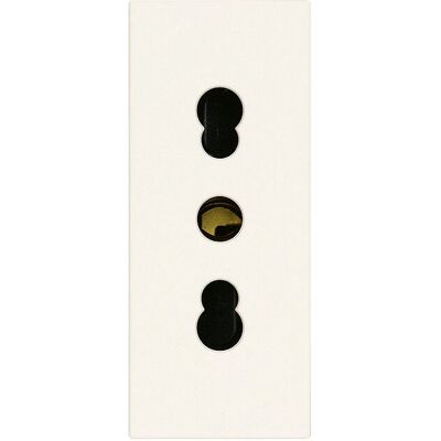 Vimar 30203.B Presa Bianca - 2P+T 16A Standard Italiano Vimar 30203.B Presa Bianca - 2P+T 16A Standard Italiano
