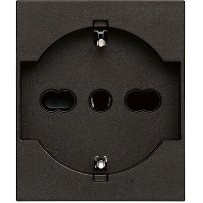 Vimar 30210.G Black Socket Outlet Vimar 30210.G Black Socket Outlet