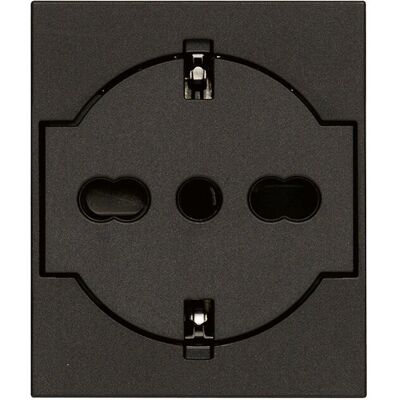 Vimar 30211.G Prise Noire - Power Outlet Vimar 30211.G Prise Noire - Power Outlet