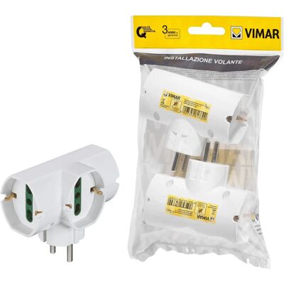Vimar FP00316.B Prise triple universelle - Adaptateur secteur - Publicité Vimar FP00316.B Prise triple universelle - Adaptateur secteur - Publicité