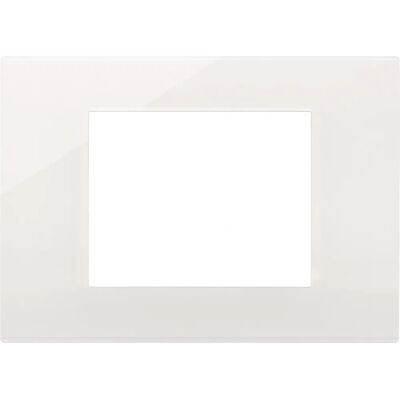 Vimar 30653.40 Wandplaat - 3 modules - Wit Vimar 30653.40 Wandplaat - 3 modules - Wit
