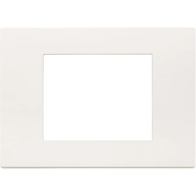 Vimar Placca Bianca a 3 Moduli - Copertura Interruttore Vimar Placca Bianca a 3 Moduli - Copertura Interruttore