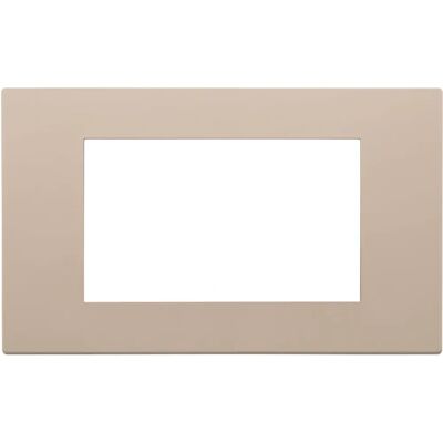 Vimar Vimar 30654.21 Piastra a parete - Copertura interruttore, 4 moduli, marrone Vimar Vimar 30654.21 Piastra a parete - Copertura interruttore, 4 moduli, marrone