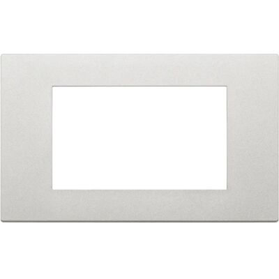 Vimar 30654.20 Placca da Parete Argento - Copertura Interruttore Vimar 30654.20 Placca da Parete Argento - Copertura Interruttore