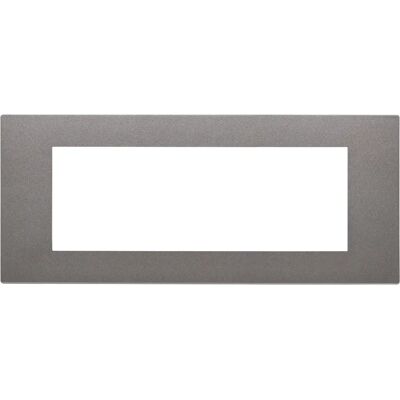Vimar 30657.22 Piastra a parete in alluminio - Copertura interruttore - 7 moduli Vimar 30657.22 Piastra a parete in alluminio - Copertura interruttore - 7 moduli