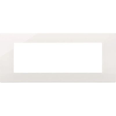 Vimar 30657.40 Piastra a Parete Bianca - Copertura Interruttore 7 Moduli Vimar 30657.40 Piastra a Parete Bianca - Copertura Interruttore 7 Moduli