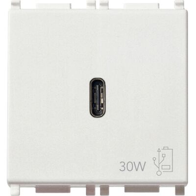 Vimar 14298 Prise et Chargeur USB Blanc - Power Delivery - Publicité Vimar 14298 Prise et Chargeur USB Blanc - Power Delivery - Publicité