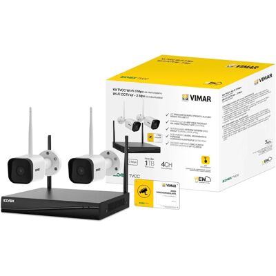 Vimar 46KIT.036C Kit di videosorveglianza WiFi a colori - Kit di videosorveglianza Vimar 46KIT.036C Kit di videosorveglianza WiFi a colori - Kit di videosorveglianza