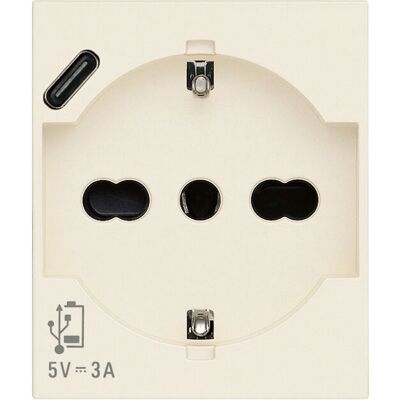 Vimar 30210.USBC Beige - Prise de courant Vimar 30210.USBC Beige - Prise de courant