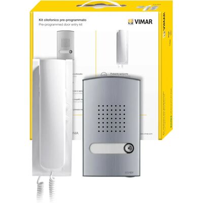 Vimar Elvox Video Intercom Kit - Uitbreidbaar 2-draadsysteem Vimar Elvox Video Intercom Kit - Uitbreidbaar 2-draadsysteem