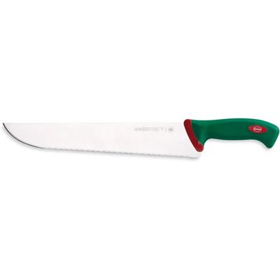 Couteau français Sanelli 33cm - Manche ergonomique antidérapant - Qualité professionnelle - Publicité Couteau français Sanelli 33cm - Manche ergonomique antidérapant - Qualité professionnelle - Publicité