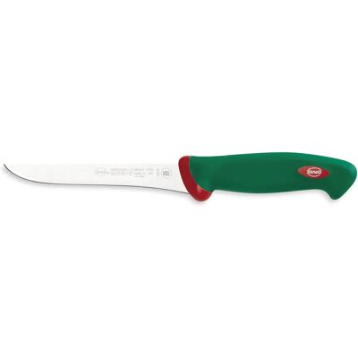Sanelli Premana Professioneel Slagersmes - 16cm Groene/Rode Handvat Sanelli Premana Professioneel Slagersmes - 16cm Groene/Rode Handvat