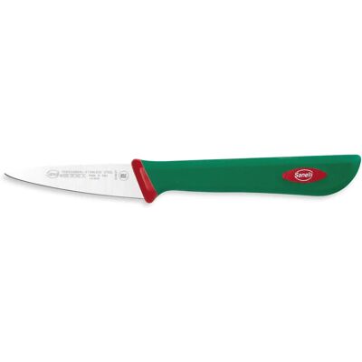 Coltello Sanelli Premana Verde-Rosso 7cm - Qualità Professionale Coltello Sanelli Premana Verde-Rosso 7cm - Qualità Professionale
