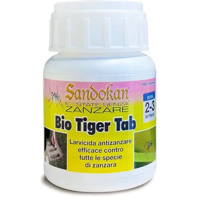Sandokan Bio Tiger Larvicida - Comprimés antipoux - Publicité Sandokan Bio Tiger Larvicida - Comprimés antipoux - Publicité