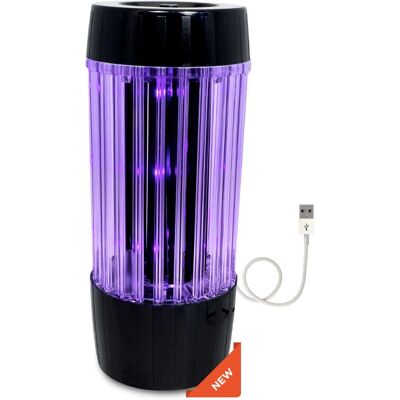 Sandokan Led-Zan Éliminateur d'Insectes Automatique - Lampe LED UV, jusqu'à 50 m², auto, noir - Publicité Sandokan Led-Zan Éliminateur d'Insectes Automatique - Lampe LED UV, jusqu'à 50 m², auto, noir - Publicité