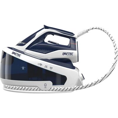 Imetec ZeroCalc Pro Ceramic PS2 2400 - Azul, Branco - Ferro a vapor com caldeira Imetec ZeroCalc Pro Ceramic PS2 2400 - Azul, Branco - Ferro a vapor com caldeira