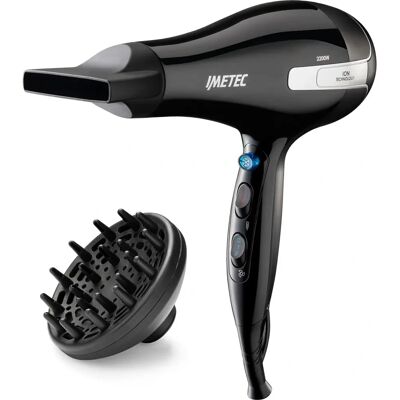 Imetec K7 2000 Haartrockner - Ion, 2200W, Schwarz Imetec K7 2000 Haartrockner - Ion, 2200W, Schwarz