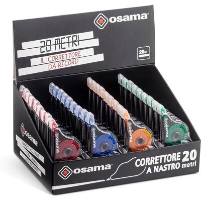 Cinta Correctora OSAMA Pack de 36 - 20M para Escuela y Oficina Cinta Correctora OSAMA Pack de 36 - 20M para Escuela y Oficina