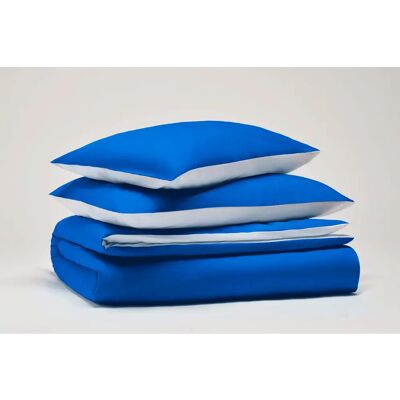 Sweet Home Pantone Bedding Set - Cotton Percale, 200 Threads - Blue/White Sweet Home Pantone Bedding Set - Cotton Percale, 200 Threads - Blue/White