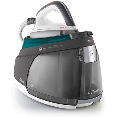 Polti La Vaporella XT120C - Gris, Turquoise, Blanc - Centrale vapeur - Publicité Polti La Vaporella XT120C - Gris, Turquoise, Blanc - Centrale vapeur - Publicité