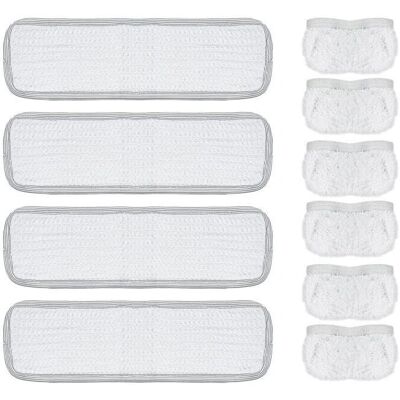 Polti VAPORETTO Paños de microfibra y bonnettes de algodón - Kit de accesorios para limpiador a vapor Polti VAPORETTO Paños de microfibra y bonnettes de algodón - Kit de accesorios para limpiador a vapor