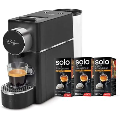 Polti - Coffea S18B - Nero - 0.85 L - Caffettiera Polti - Coffea S18B - Nero - 0.85 L - Caffettiera